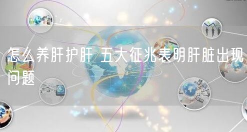 怎么养肝护肝 五大征兆表明肝脏出现问题